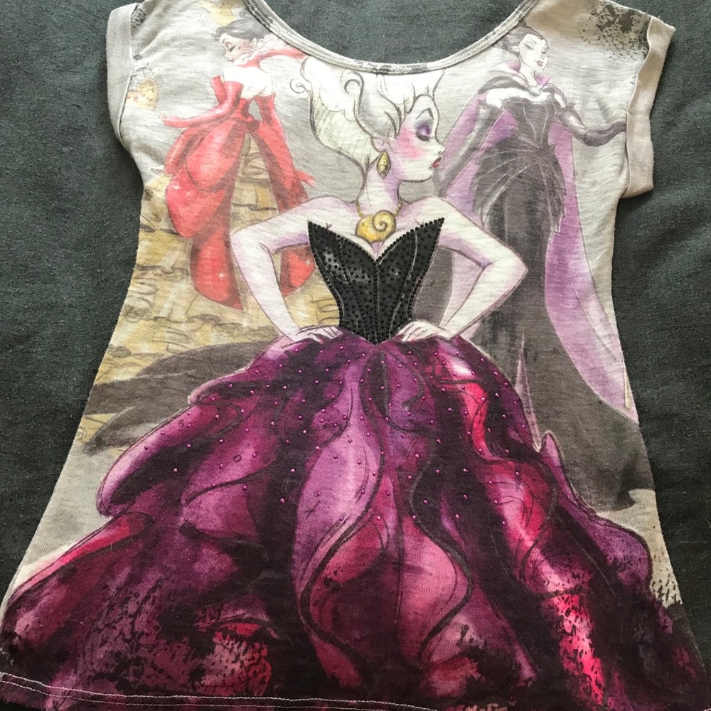 Disney Villains Artwork Shirt VHTF